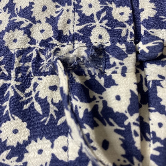 Rails Floral Jade Front Button Ruffle Dress Size Small - Picture 7 of 8